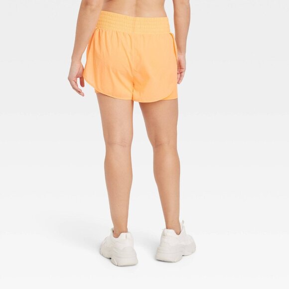 XS - Womens Translucent Tulip Shorts 3.5" - All In Motion - Orange - Picture 2 of 9